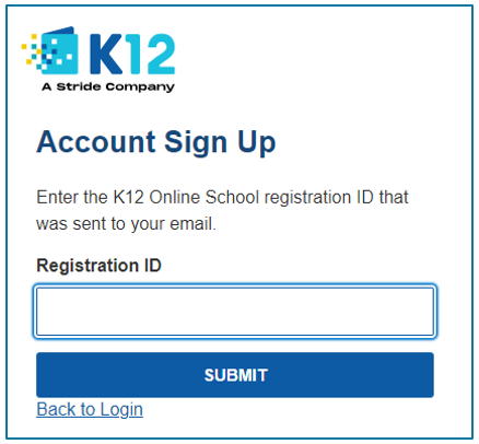 k12 sign up